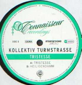 Kollektiv Turmstrasse: Tristesse, Coverabbildung