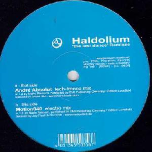 Haldolium: The last dance rmx, Coverabbildung