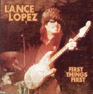 Lopez, Lance: First things first, Coverabbildung