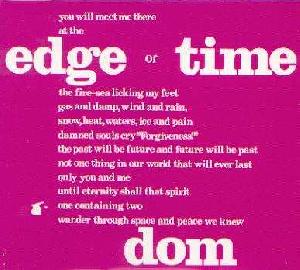 Dom: Edge of time, Coverabbildung