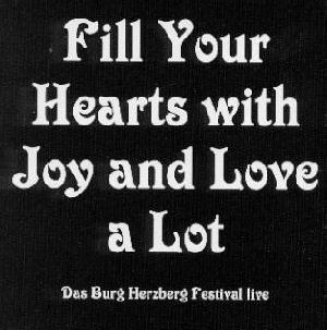 V.A.: Fill your hearts with joy and love a lot, Coverabbildung